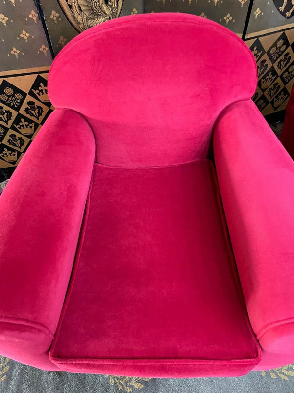 Pair Of Art Deco Club Armchairs