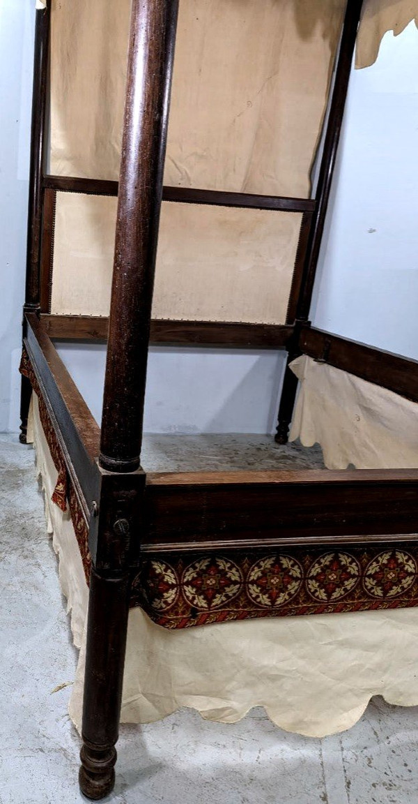 Himmelbett im Renaissance-Stil, 19. Jahrhundert