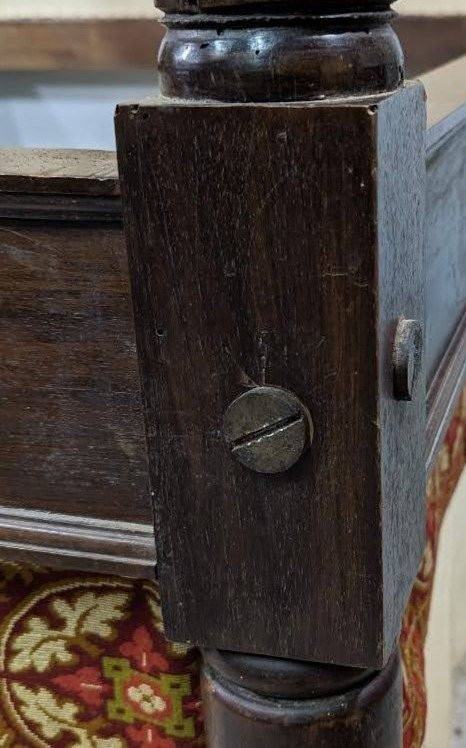 Himmelbett im Renaissance-Stil, 19. Jahrhundert