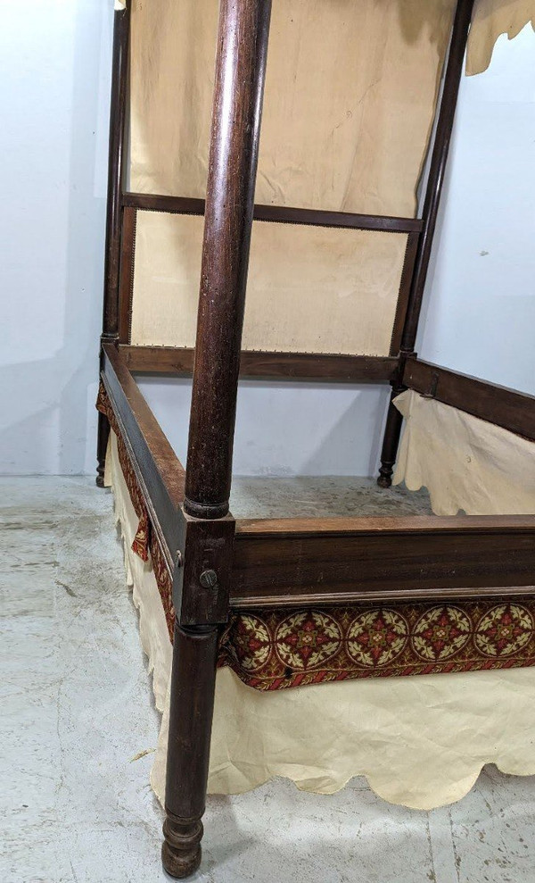 Himmelbett im Renaissance-Stil, 19. Jahrhundert
