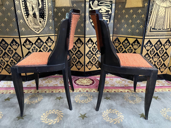 Coppia di sedie Art Déco