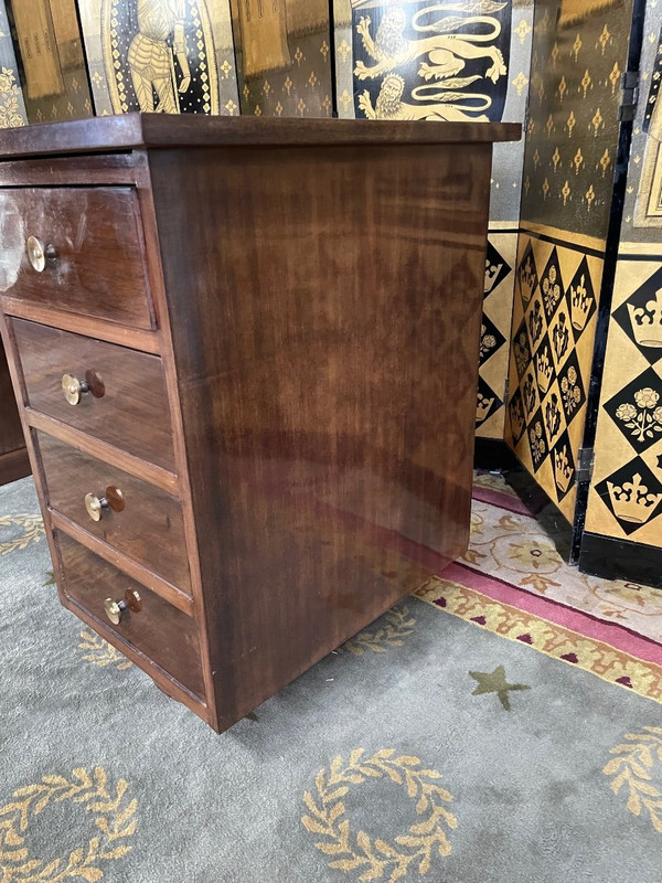 Scrivania Art Déco in mogano