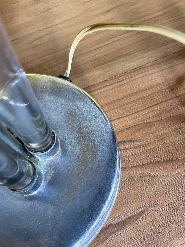 Table Lamp Base Attributed to Jacques Adnet