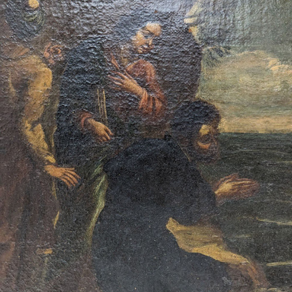 Oil On Canvas 18th century Marine