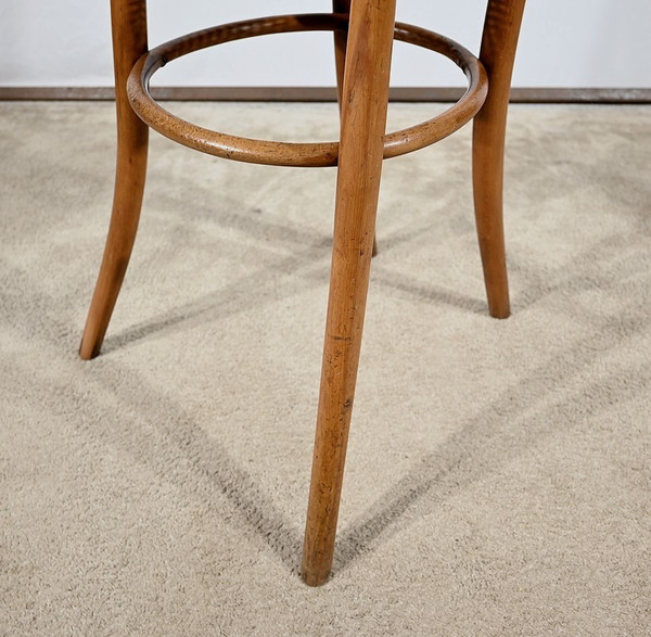 Seggiolone per bambini in faggio curvato, timbrato Thonet - Primi del XX secolo