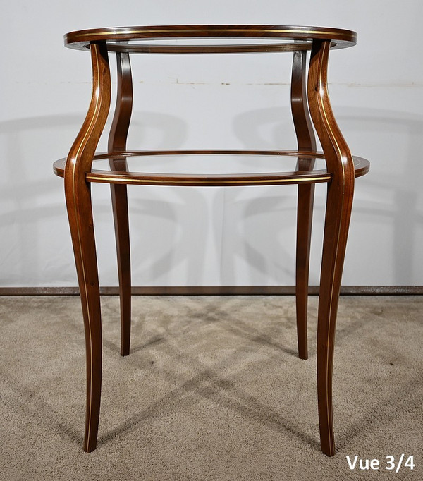 Table de Service en Acajou massif, style Transition louis XV / Louis XVI – 2ème partie XIXe