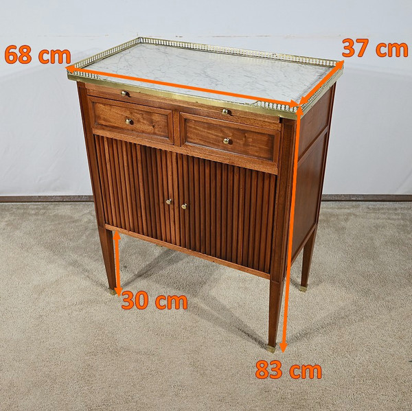 Petit Meuble d’Entre-deux en Acajou, style Louis XVI – Fin XIXe