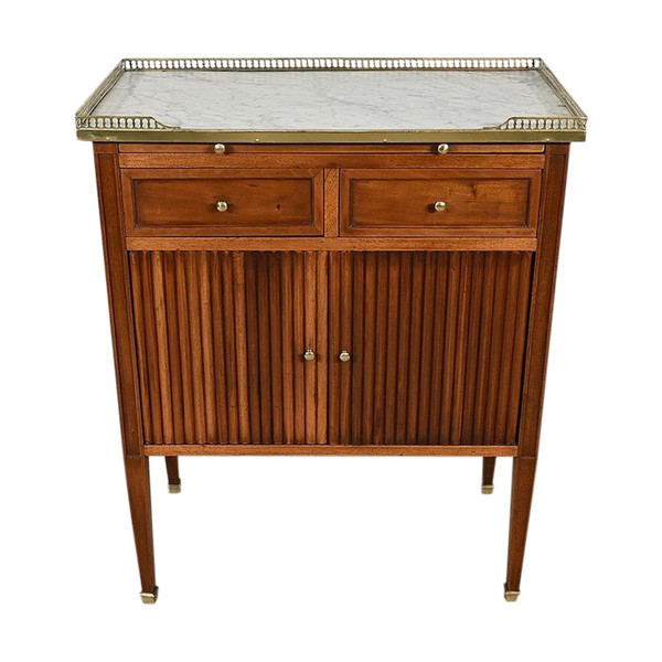 Petit Meuble d’Entre-deux en Acajou, style Louis XVI – Fin XIXe