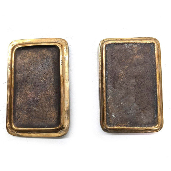 Boîte De Créateur En Bronze Doré Double Patine 1990