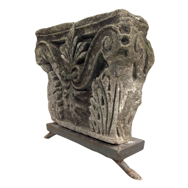 Fragment Carved Column Element (archaeology)
