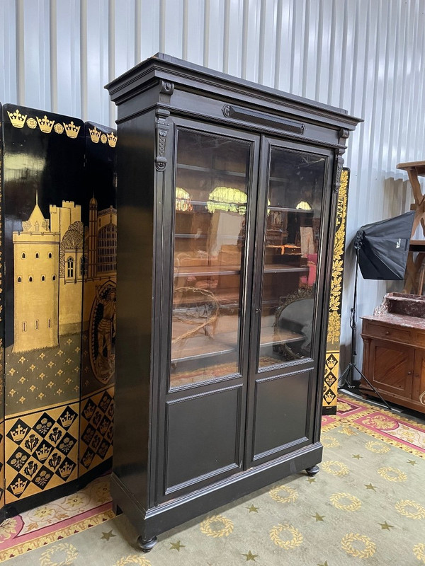 Napoleon III Library In Blackened Wood