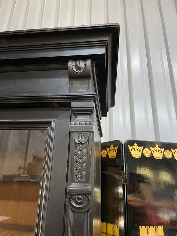 Napoleon III Library In Blackened Wood