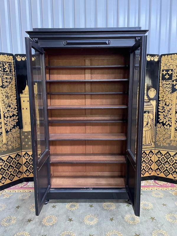 Napoleon III Library In Blackened Wood