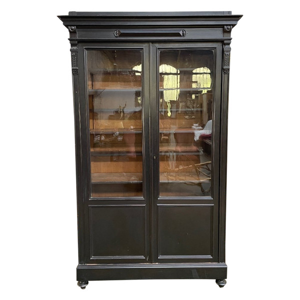 Napoleon III Library In Blackened Wood