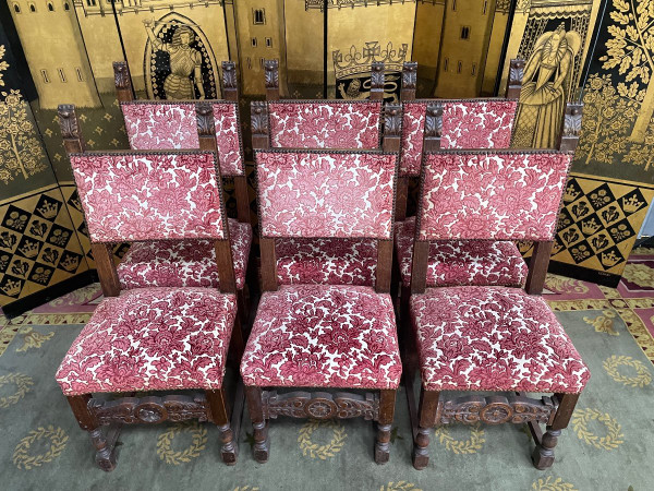 Suite Of 6 Renaissance Chairs - Haute époque
