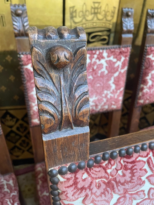 Suite Of 6 Renaissance Chairs - Haute époque