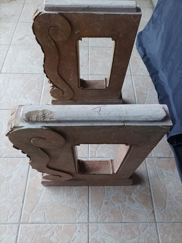 Lavabo en marbre sculpté par Victor Ségoffin (1867-1925)