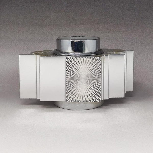 1960s Gorgeous Table Lighter by Sarome In Aluminium.