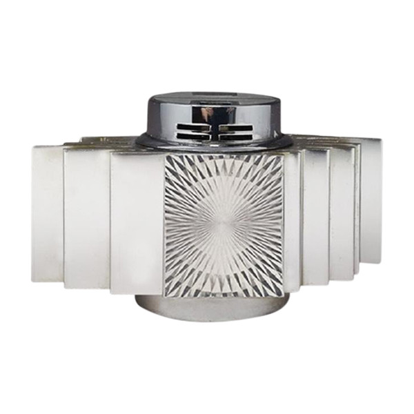 1960s Gorgeous Table Lighter by Sarome In Aluminium.
