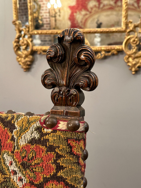 Fauteuil d'Apparat De Style Louis XIV d'Epoque XIXème