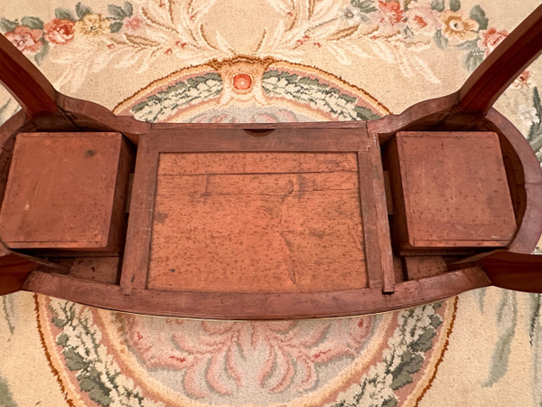 Pierre Migeon, Table Liseuse En Acajou d'Epoque Louis XV Vers 1750