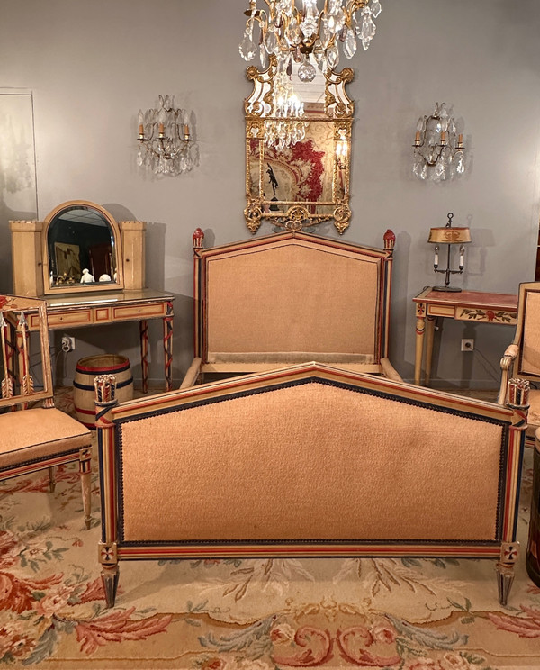 Exceptionnelle Chambre A Coucher Revolutionnaire d'Epoque XIXeme