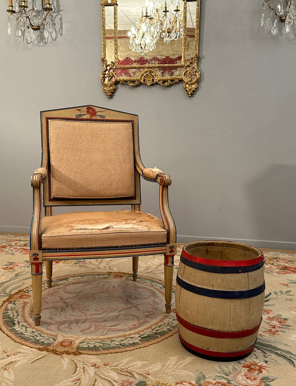 Exceptionnelle Chambre A Coucher Revolutionnaire d'Epoque XIXeme