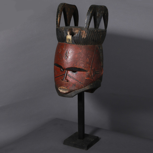 Maschera con elmo Janus – Igbo, Nigeria