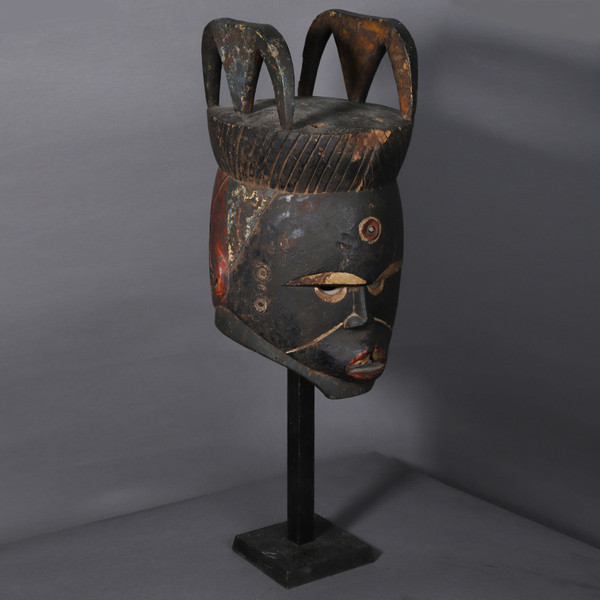 Maschera con elmo Janus – Igbo, Nigeria