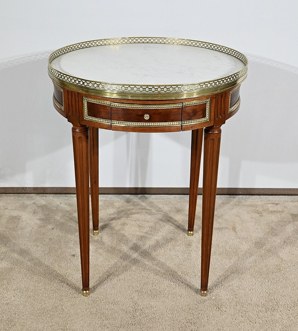 Table Bouillotte en Acajou, style Louis XVI – Milieu XIXe