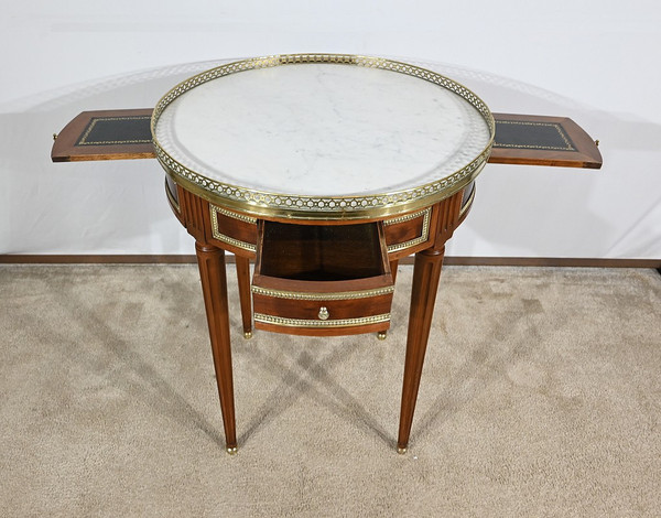 Table Bouillotte en Acajou, style Louis XVI – Milieu XIXe