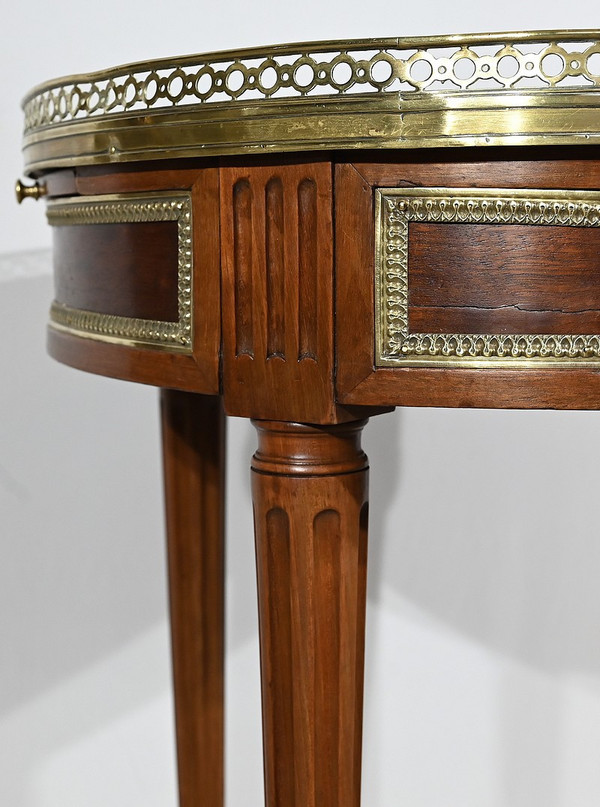 Table Bouillotte en Acajou, style Louis XVI – Milieu XIXe