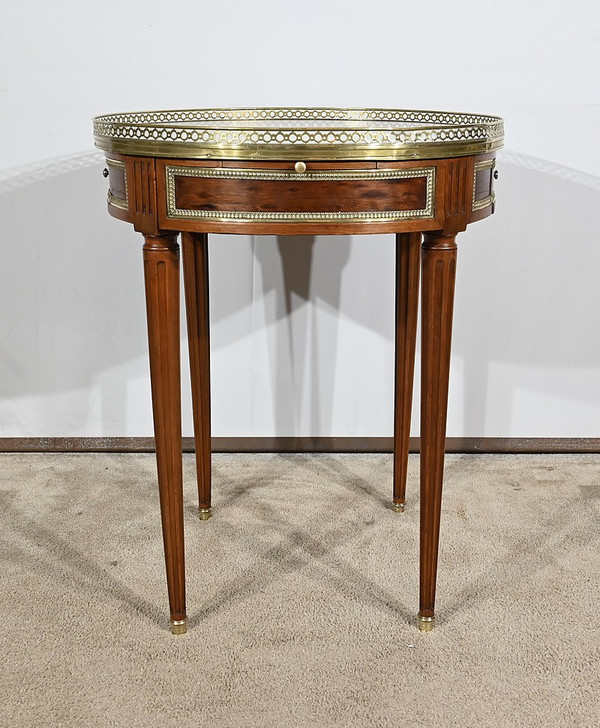 Table Bouillotte en Acajou, style Louis XVI – Milieu XIXe