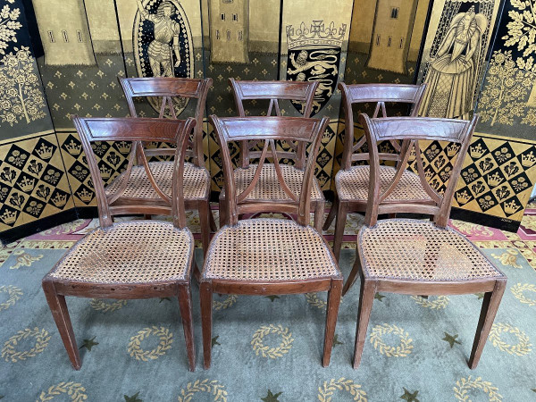 Suite Of 6 Directoire Period Chairs