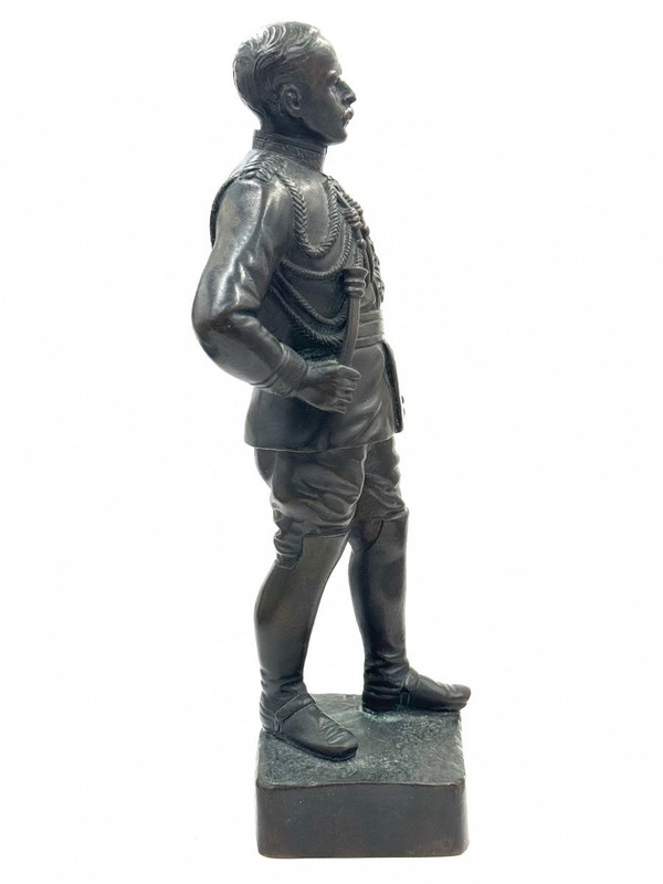Georges Omerth - Bronzeskulptur des französischen Marschalls