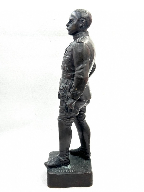 Georges Omerth - Bronzeskulptur des französischen Marschalls