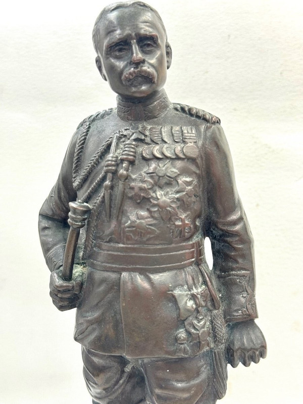 Georges Omerth - Bronzeskulptur des französischen Marschalls