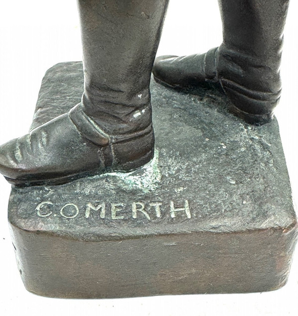 Georges Omerth - Bronzeskulptur des französischen Marschalls