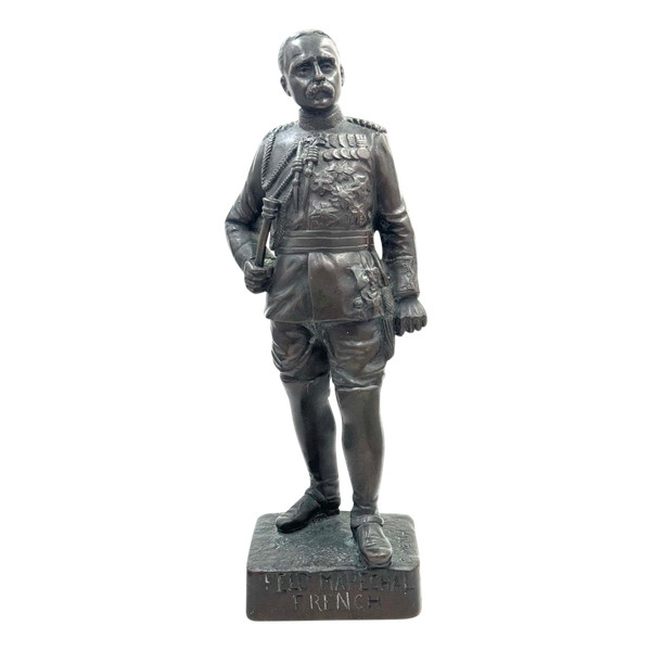 Georges Omerth - Bronzeskulptur des französischen Marschalls