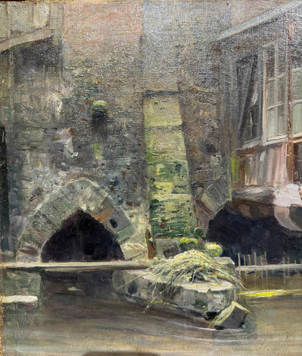Henri Vignet (1857-1920) - Normandy, Saint Gertrude in Caudebec En Caux