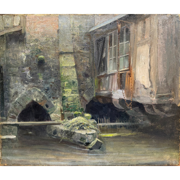 Henri Vignet (1857-1920) - Normandy, Saint Gertrude in Caudebec En Caux
