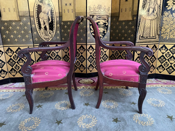 Pair Of Restoration Period Armchairs