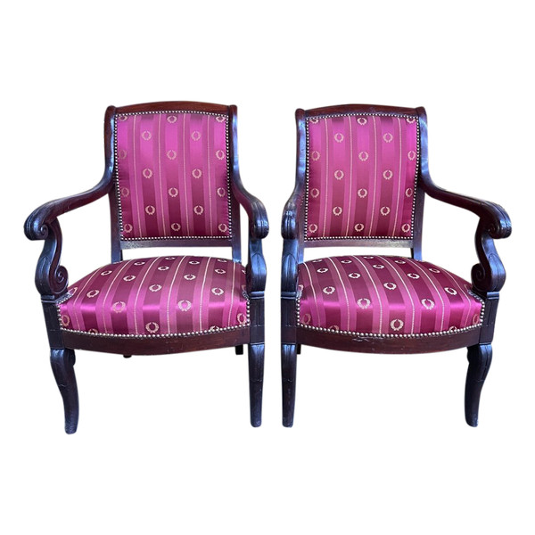 Pair Of Restoration Period Armchairs