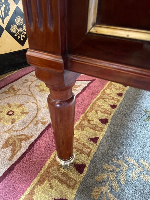 Commode De Style Louis XVI Acajou Et Amarante