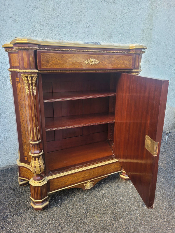 *offerta *Credenza ad altezza d'appoggio Intarsiata, Napoleone III, XIX Secolo