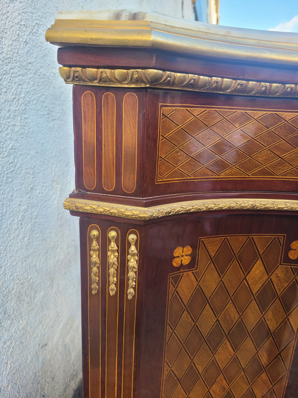 *offerta *Credenza ad altezza d'appoggio Intarsiata, Napoleone III, XIX Secolo