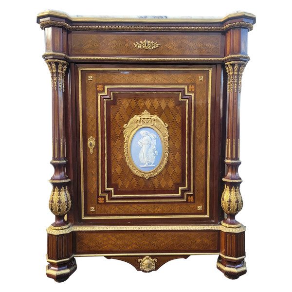 *offerta *Credenza ad altezza d'appoggio Intarsiata, Napoleone III, XIX Secolo