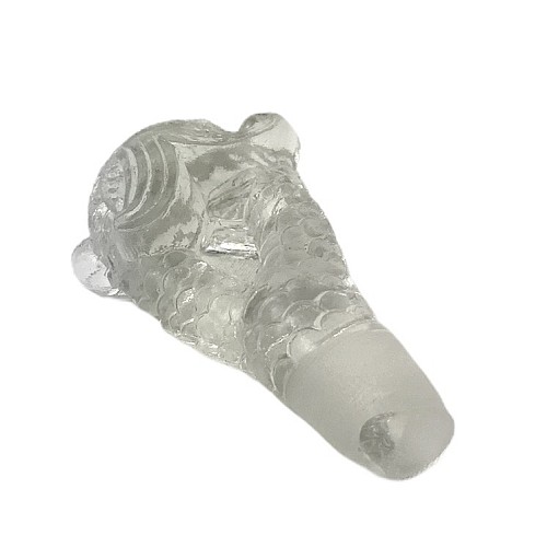 Geblasene Glas-Delphinkaraffe