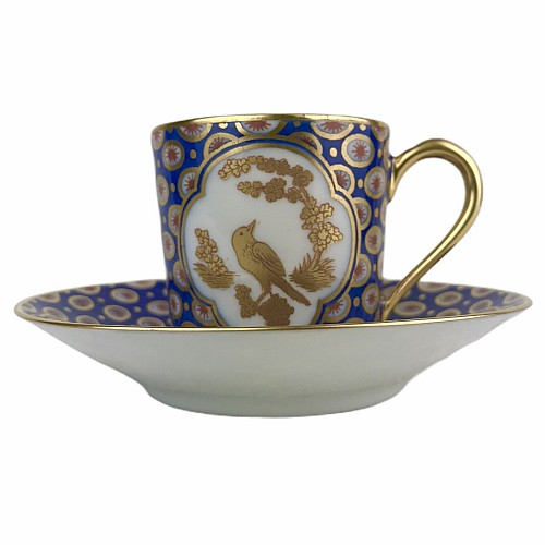 Pair Of Bernardaud Cups With Birds