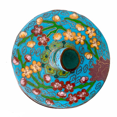 Teiera in smalto cloisonné Cina